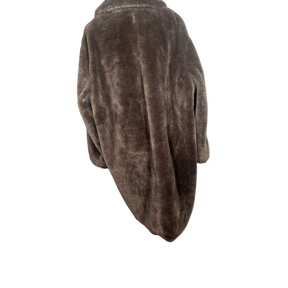 NWT H&M womens XXL faux fur long teddy coat 1108 - Picture 4 of 11